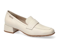 chaussure mephisto mocassins josephine blanc casse